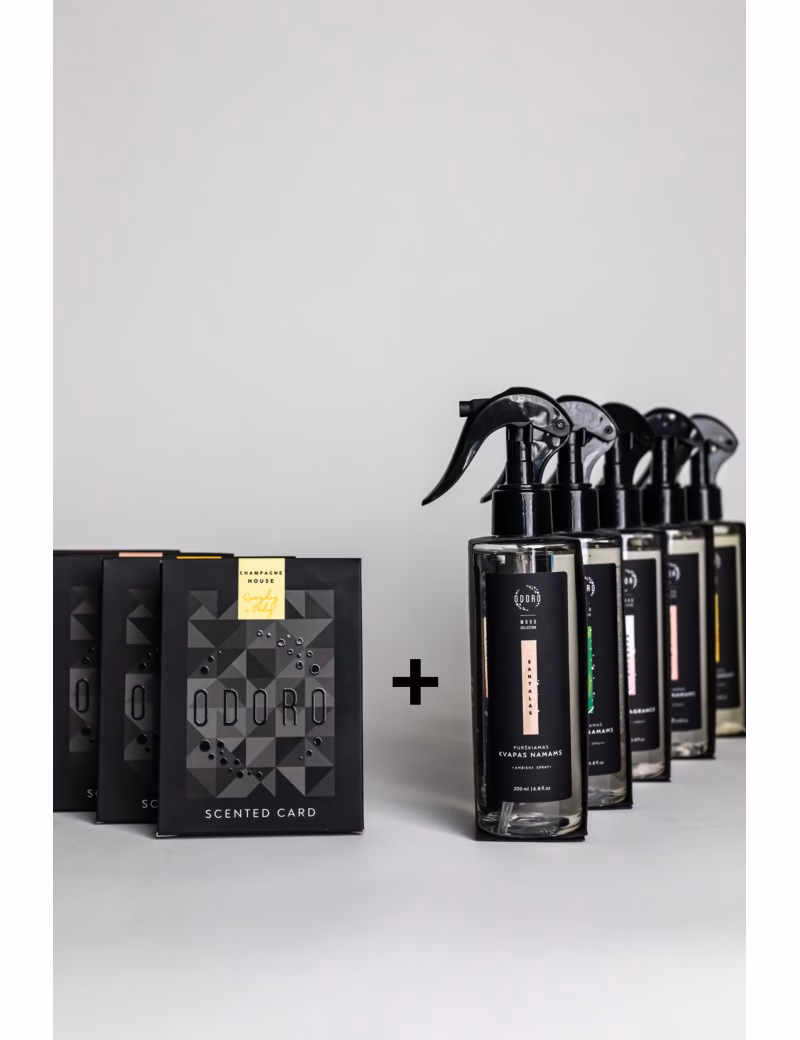Spray ambiental + card parfumat | MOOD